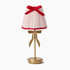 Mrs. Alice Marilyn Bow Rechargeable Lamp with Pink & Red Bow Shade (18cm)< Rechargeable Table Lamps | For Her