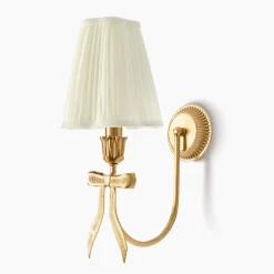 Mrs. Alice Marilyn Bow Rechargeable Wall Light with Cream Shade (14cm)< Rechargeable Table Lamps | Wall Lighting