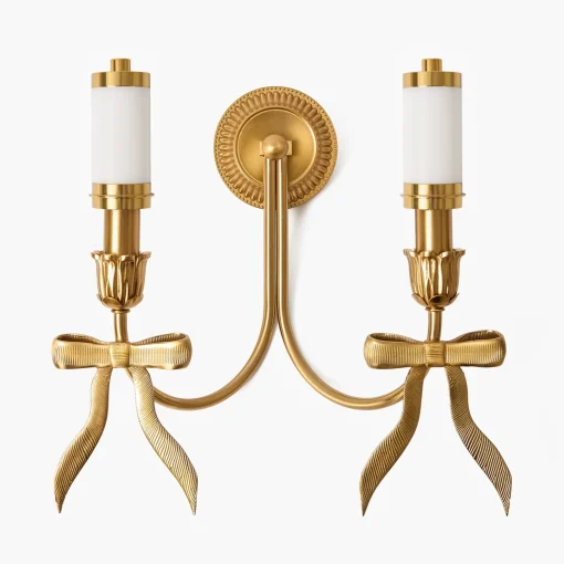 Mrs. Alice Marilyn Bow Rechargeable Double Wall Light< Rechargeable Table Lamps | Wall Lighting