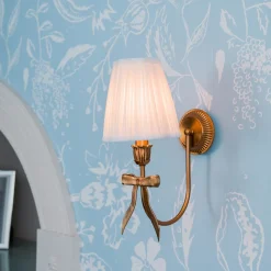 Mrs. Alice Marilyn Bow Rechargeable Wall Light with Cream Shade (14cm)< Rechargeable Table Lamps | Wall Lighting