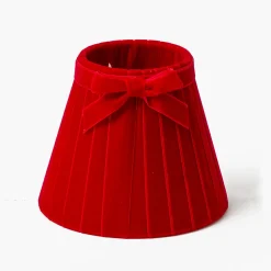 Mrs. Alice Marilyn Bow Rechargeable Lamp with Red Velvet Bow Shade (18cm)< Rechargeable Table Lamps