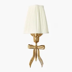 Mrs. Alice Marilyn Bow Rechargeable Wall Light with Cream Shade (14cm)< Rechargeable Table Lamps | Wall Lighting
