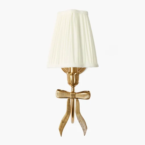 Mrs. Alice Marilyn Bow Rechargeable Wall Light with Cream Shade (14cm)< Rechargeable Table Lamps | Wall Lighting
