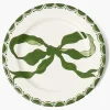 Mrs. Alice Marilyn Forest Green Bow Dinner Plate< Dinner Plates