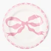 Mrs. Alice Marilyn Pink Bow Dinner Plate< Summer Crockery | Dinner Plates