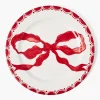 Mrs. Alice Marilyn Red Bow Dinner Plate< Dinner Plates