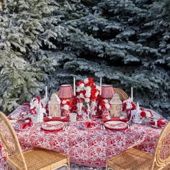 Mrs. Alice Marilyn Red Bow Dinner Plates (Set of 4)< Dinner Plates | Crockery Sets