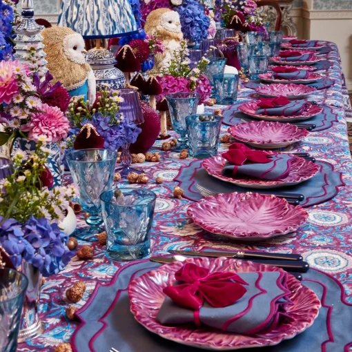 Mrs. Alice Marlene Blue & Purple Placemats (Set of 4)< Placemats