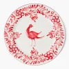 Mrs. Alice Martha Red Dinner Plate< Dinner Plates