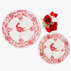 Mrs. Alice Martha Red Starter Plate< Starter Plates