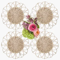 Mrs. Alice Meredith Woven Placemats (Set of 4)< Summer Table Linen | Placemats