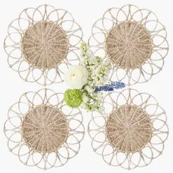 Mrs. Alice Meredith Woven Placemats (Set of 4)< Summer Table Linen | Placemats