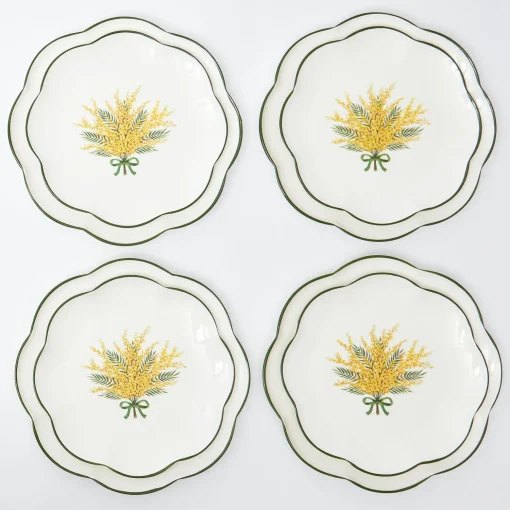 Mrs. Alice Mimosa Dinner & Starter Plates (Set of 8)< Crockery Sets