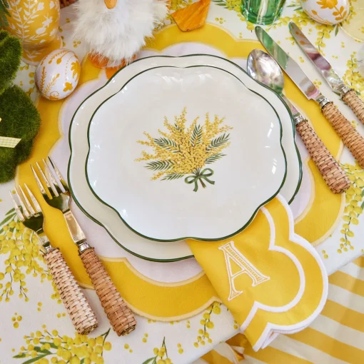 Mrs. Alice Mimosa Dinner & Starter Plates (Set of 8)< Crockery Sets