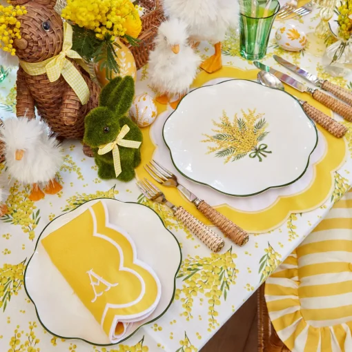 Mrs. Alice Mimosa Dinner & Starter Plates (Set of 8)< Crockery Sets