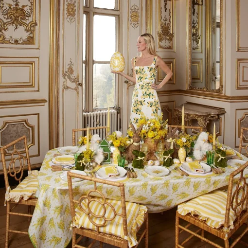 Mrs. Alice Mimosa Dinner & Starter Plates (Set of 8)< Crockery Sets