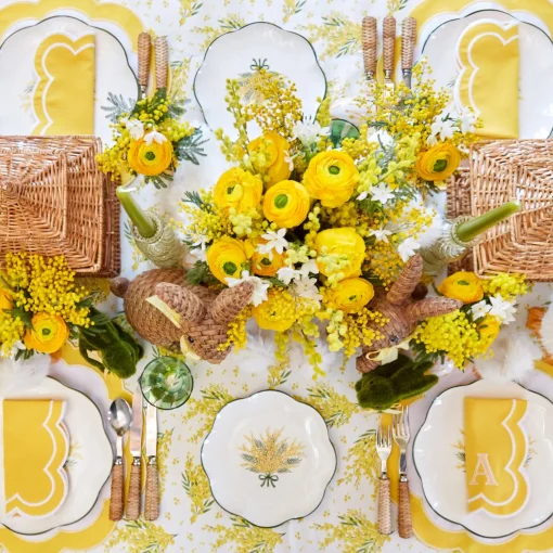 Mrs. Alice Mimosa Dinner & Starter Plates (Set of 8)< Crockery Sets