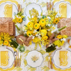 Mrs. Alice Mimosa Dinner Plates (Set of 4)< Dinner Plates | Crockery Sets