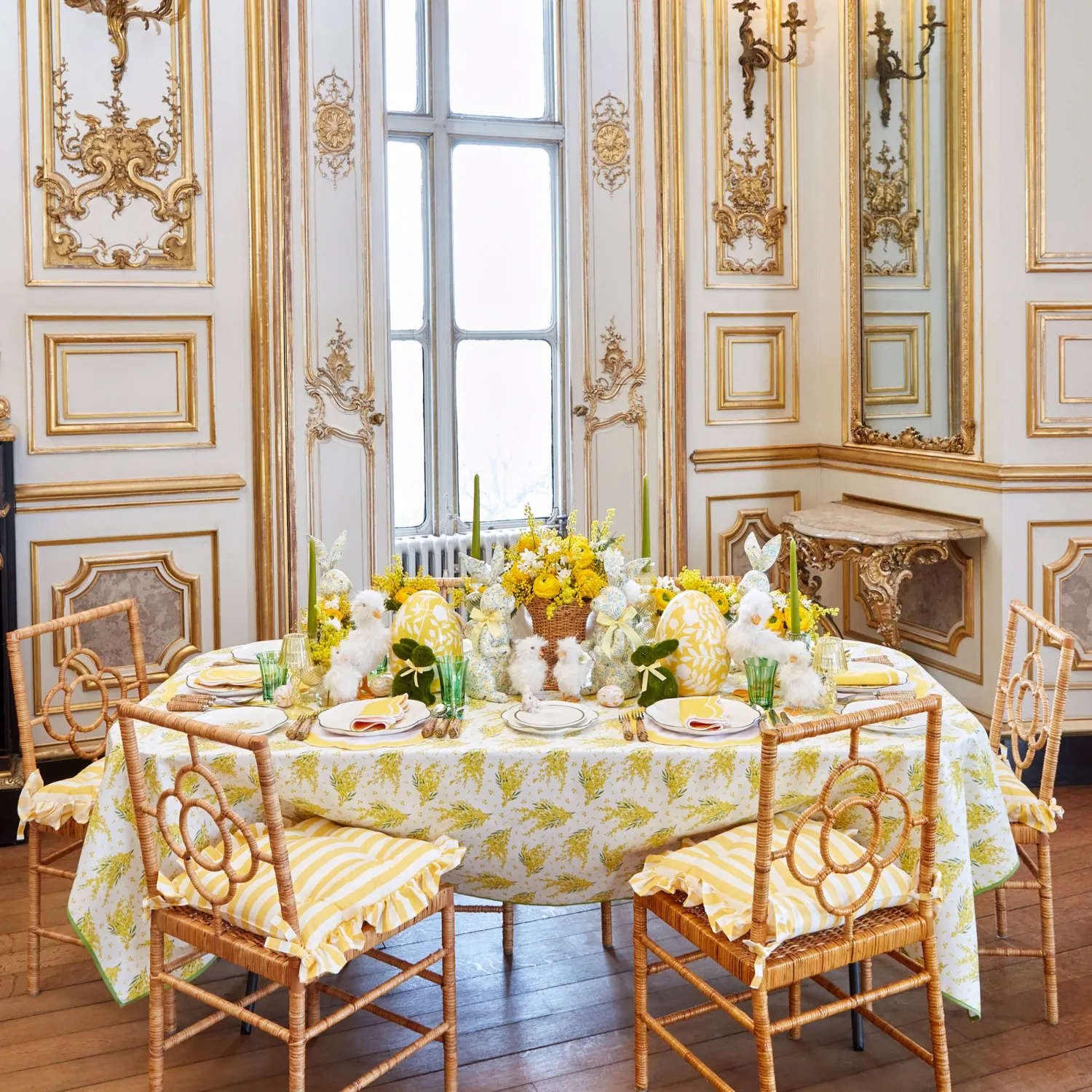 Mrs. Alice Mimosa Dinner Plates (Set of 4)< Dinner Plates | Crockery Sets