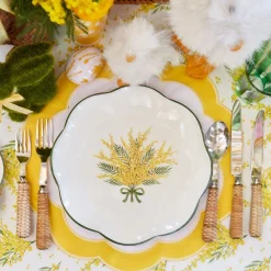Mrs. Alice Mimosa Dinner Plates (Set of 4)< Dinner Plates | Crockery Sets