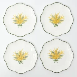 Mrs. Alice Mimosa Starter Plates (Set of 4)< Starter Plates | Crockery Sets