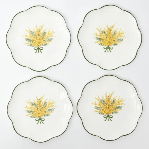 Mrs. Alice Mimosa Starter Plates (Set of 4)< Starter Plates | Crockery Sets