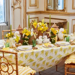 Mrs. Alice Mimosa Tablecloth< Tablecloths | For The Hostess