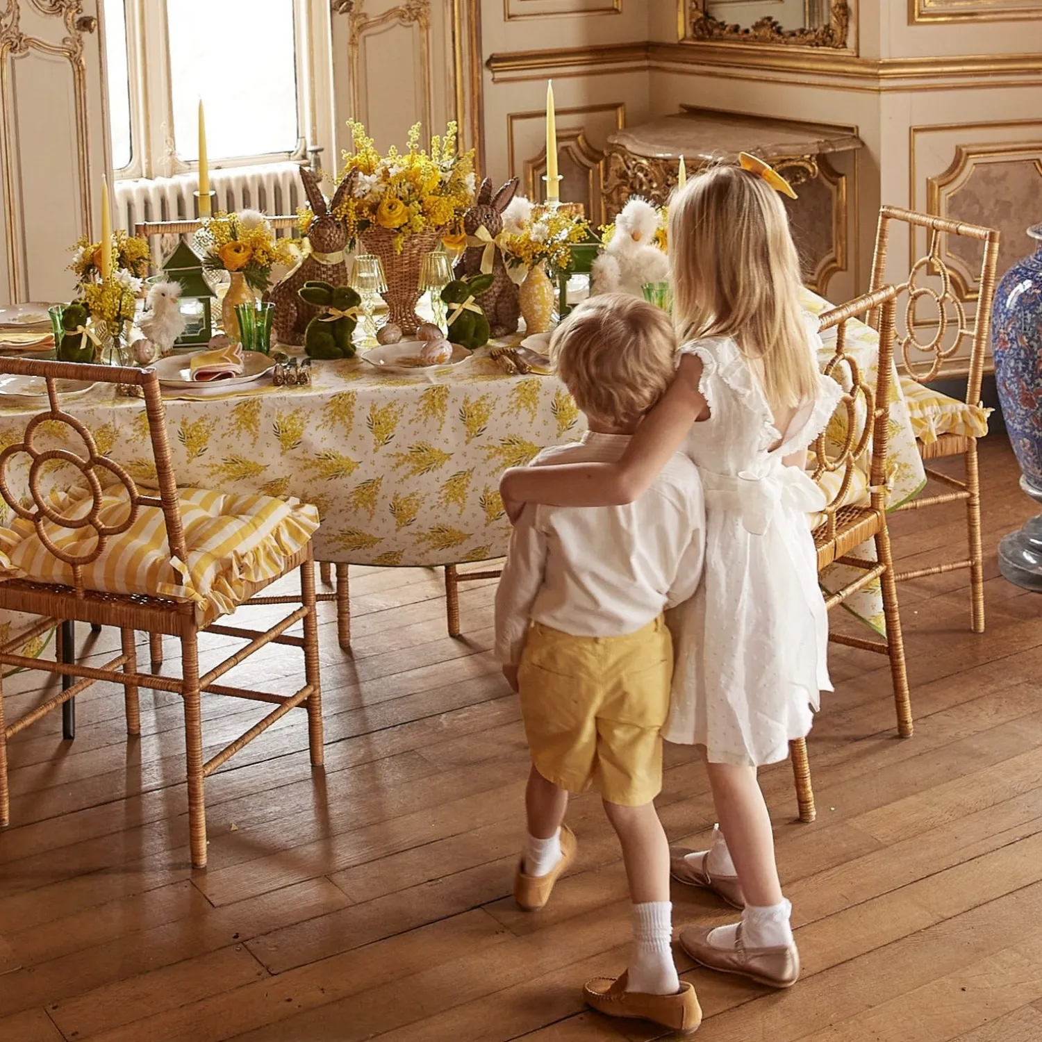 Mrs. Alice Mimosa Tablecloth< Tablecloths | For The Hostess