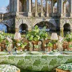 Mrs. Alice Mini Bow Rattan Pagoda Lanterns (Pair)< Spring Decorations | Pagodas & Lanterns