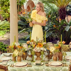 Mrs. Alice Mini Natural Rattan Vase (Set of 3)< Vases | Vases & Planters