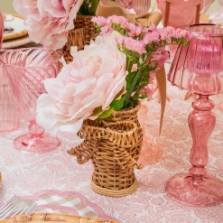 Mrs. Alice Mini Rattan Bow Vases (Set of 3)< Vases | Vases & Planters