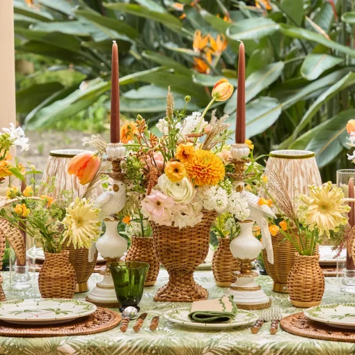 Mrs. Alice Moss Green Tulip Glasses (Set of 4)< Summer Glassware | Glasses