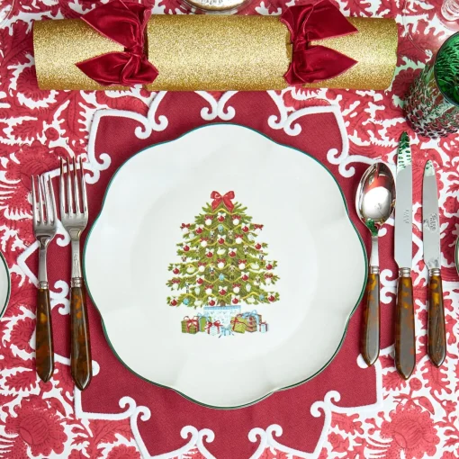 Mrs. Alice Christmas Tree Dinner Plate< Dinner Plates