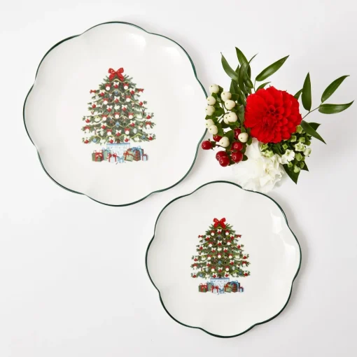 Mrs. Alice Christmas Tree Dinner Plate< Dinner Plates