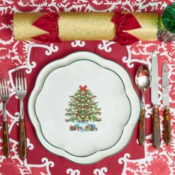 Mrs. Alice Christmas Tree Starter Plate (Set of 4)< Starter Plates | Crockery Sets