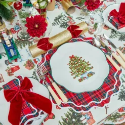 Mrs. Alice Christmas Tree Dinner Plate< Dinner Plates