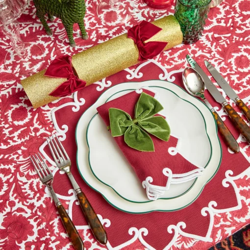 Mrs. Alice Christmas Tree Dinner & Starter Plates (Set of 8)< Crockery Sets
