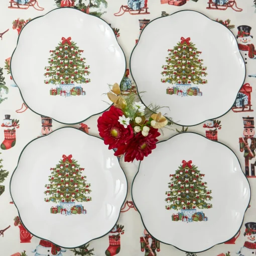Mrs. Alice Christmas Tree Dinner Plate< Dinner Plates