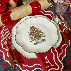 Mrs. Alice Christmas Tree Starter Plate< Starter Plates