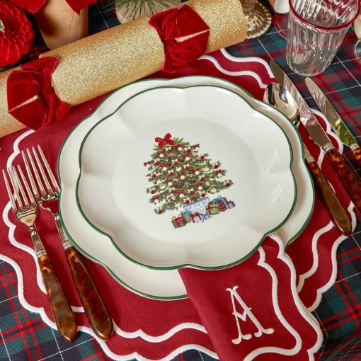Mrs. Alice Christmas Tree Starter Plate< Starter Plates