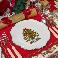 Mrs. Alice Christmas Tree Dinner Plate< Dinner Plates