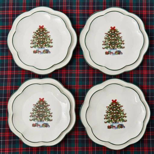 Mrs. Alice Christmas Tree Starter Plate< Starter Plates
