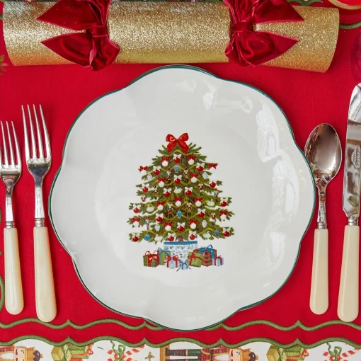 Mrs. Alice Christmas Tree Dinner Plate< Dinner Plates