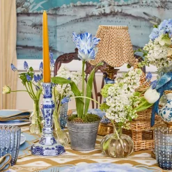 Mrs. Alice Handpainted Blue Tulip< Year-round Decorations | Forever Blooms