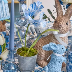 Mrs. Alice Handpainted Blue Tulip< Year-round Decorations | Forever Blooms