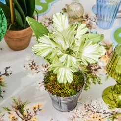 Mrs. Alice Handpainted Green Tulip< Year-round Decorations | Forever Blooms