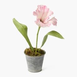 Mrs. Alice Handpainted Pink Tulip< Year-round Decorations | Forever Blooms