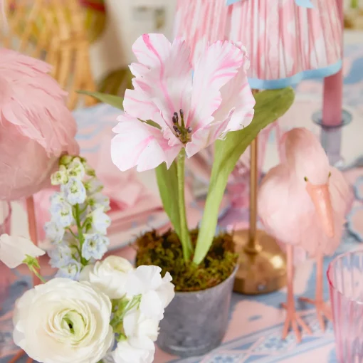 Mrs. Alice Handpainted Pink Tulip< Year-round Decorations | Forever Blooms