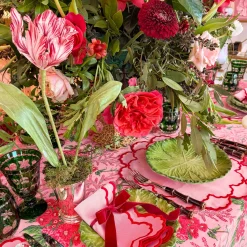 Mrs. Alice Handpainted Red Tulip< Year-round Decorations | Forever Blooms