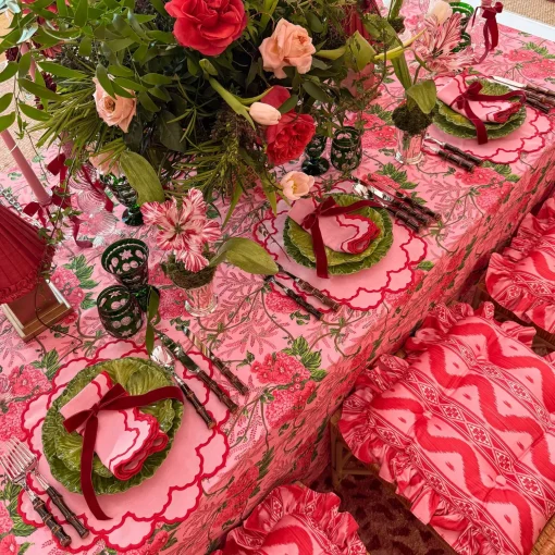 Mrs. Alice Handpainted Red Tulip< Year-round Decorations | Forever Blooms